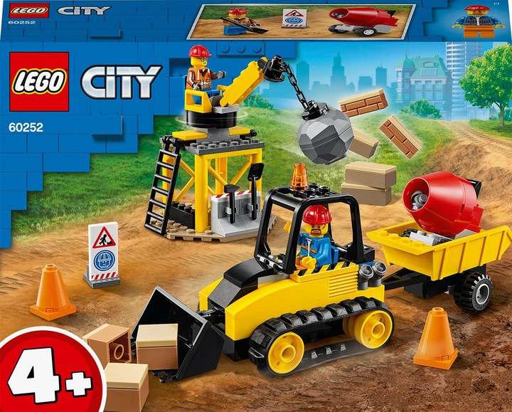Immagine prodotto LEGO Escavatore in cantiere (60252, LEGO City)
