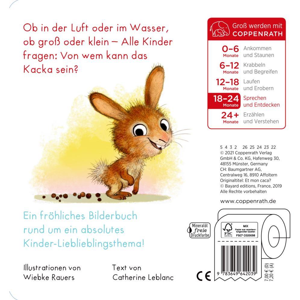 Thumbnail - Coppenrath, Babybücher, Mein Kacka, dein Kacka (Deutsch)