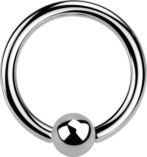 Produktbild Star Piercing Steriler Micro Ball Closure Ring silber (Titan G23, ohne Messing)