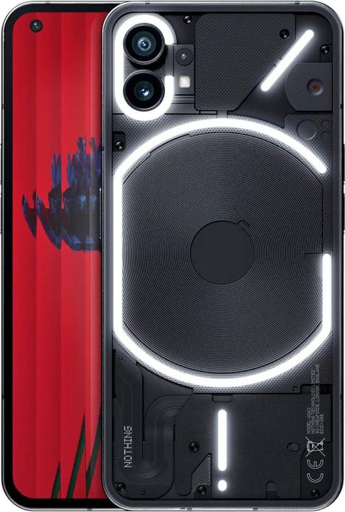Nothing Phone (1) (12GB) (256 GB, Schwarz, 6.55", Dual SIM, 5G)