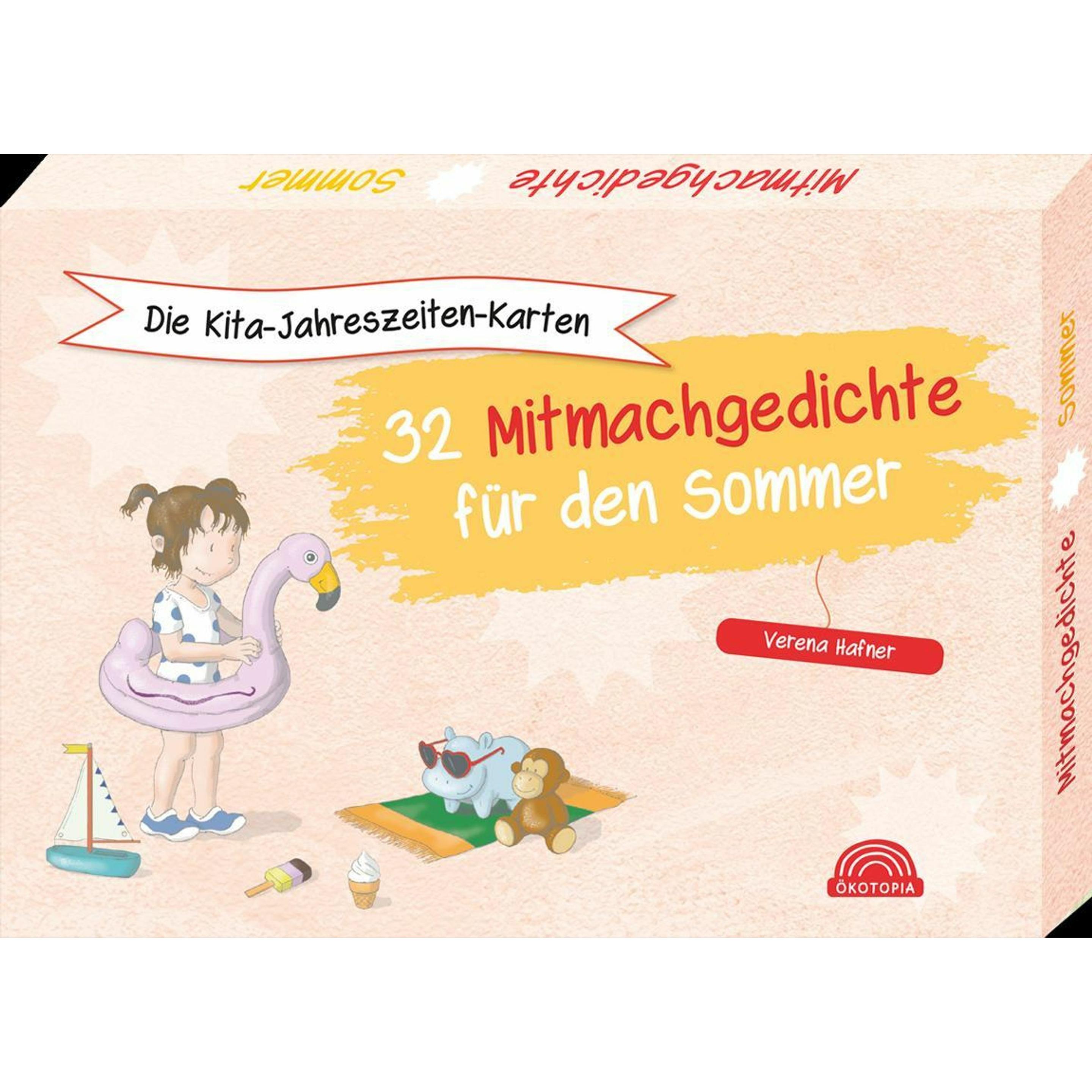 Thumbnail - Klett Kita Die Kita-Jahreszeiten-Karten: 32 Mitmachgedichte fr den Sommer (Deutsch)