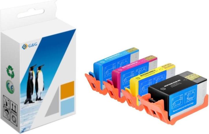 Produktbild Toner-Dumping G&G 1P9340 - Original - Tinte auf Pigmentbasis - Schwarz - Cyan - Magenta - Gelb (BK, C, M, Y)