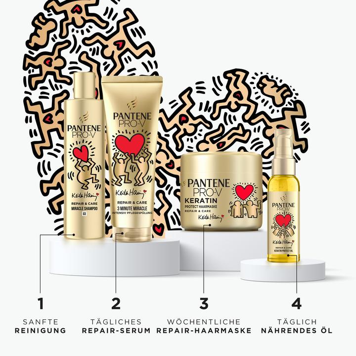 Immagine prodotto Pantene Pro-V Keith Haring Keratin Protect Oil 100 ml Haaröl (100 ml)
