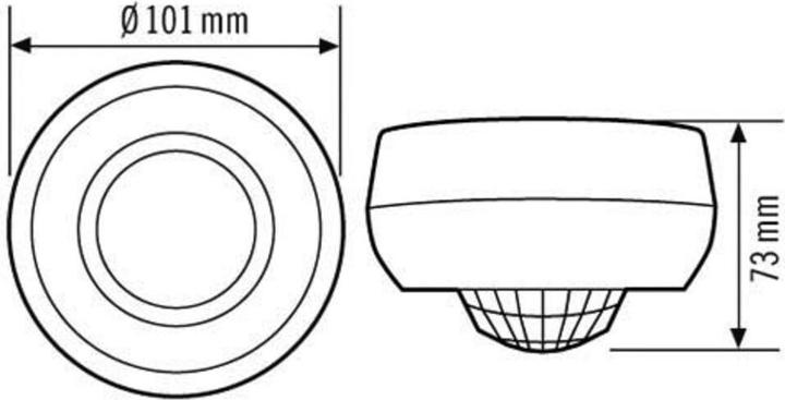 Image du produit Esylux Détecteur de présence pour le plafond (12 m)