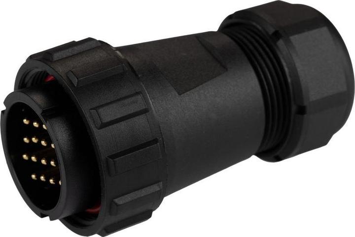 Actual product image RS PRO Power connector Plug for cable mounting, 16-pole 10.0A, solder termination IP68