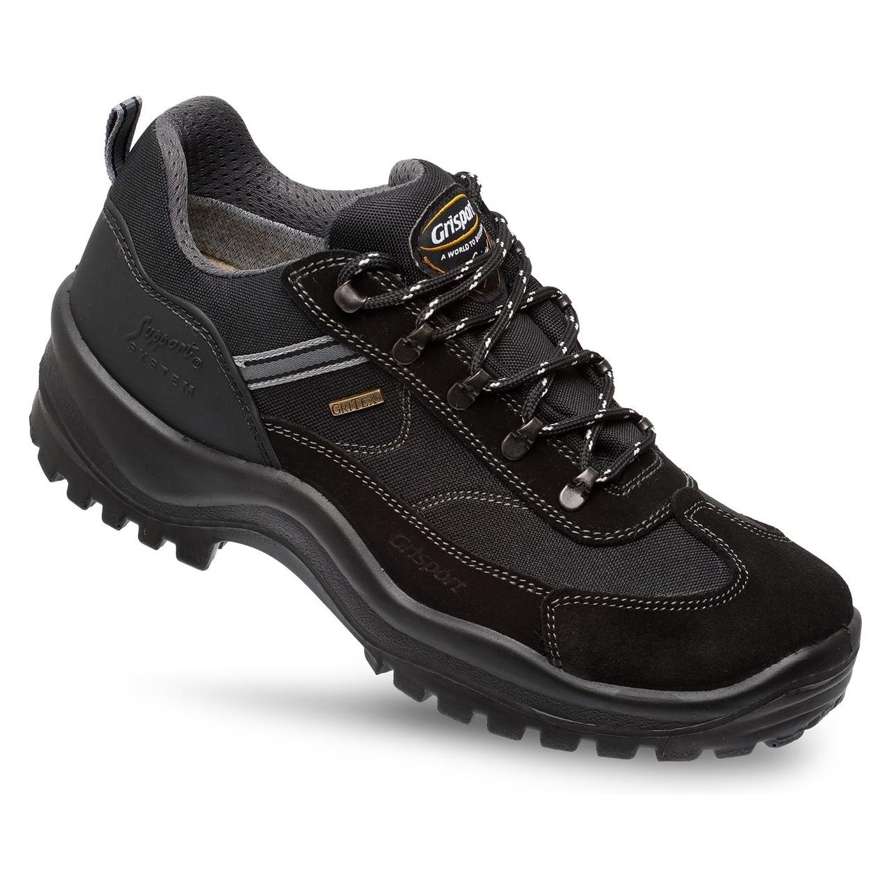 GriSport, Wandelschoenen, Wandelschoenen Torino Laag Zwart Maat 45 (45), Zwart