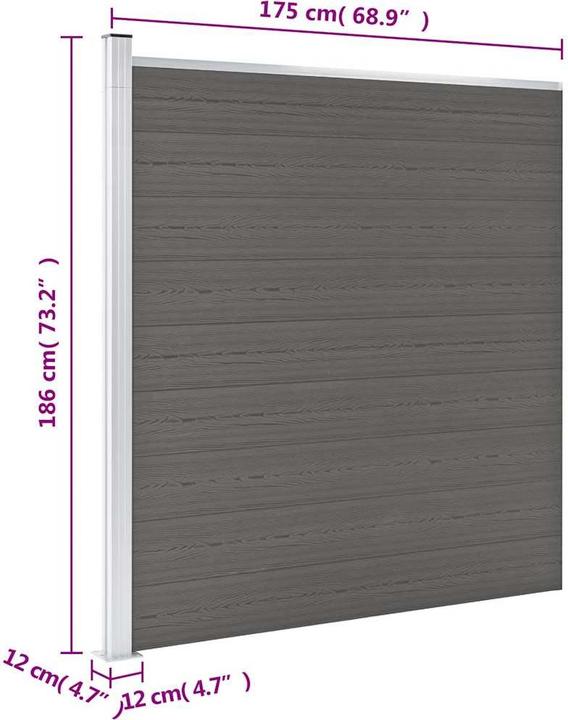 Produktbild vidaXL Zaunset