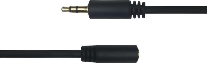 Actual product image Deltaco Audio cable 3.5mm, gold-plated (5 m, AUX cable)