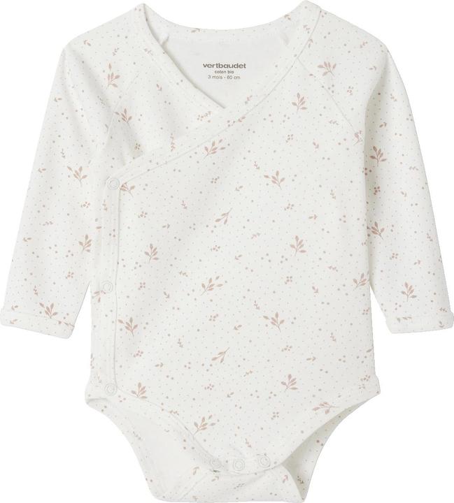 Actual product image Vertbaudet 5er-Pack Baby Langarm-Bodys mit Herzen, Bio-Baumwolle (68)