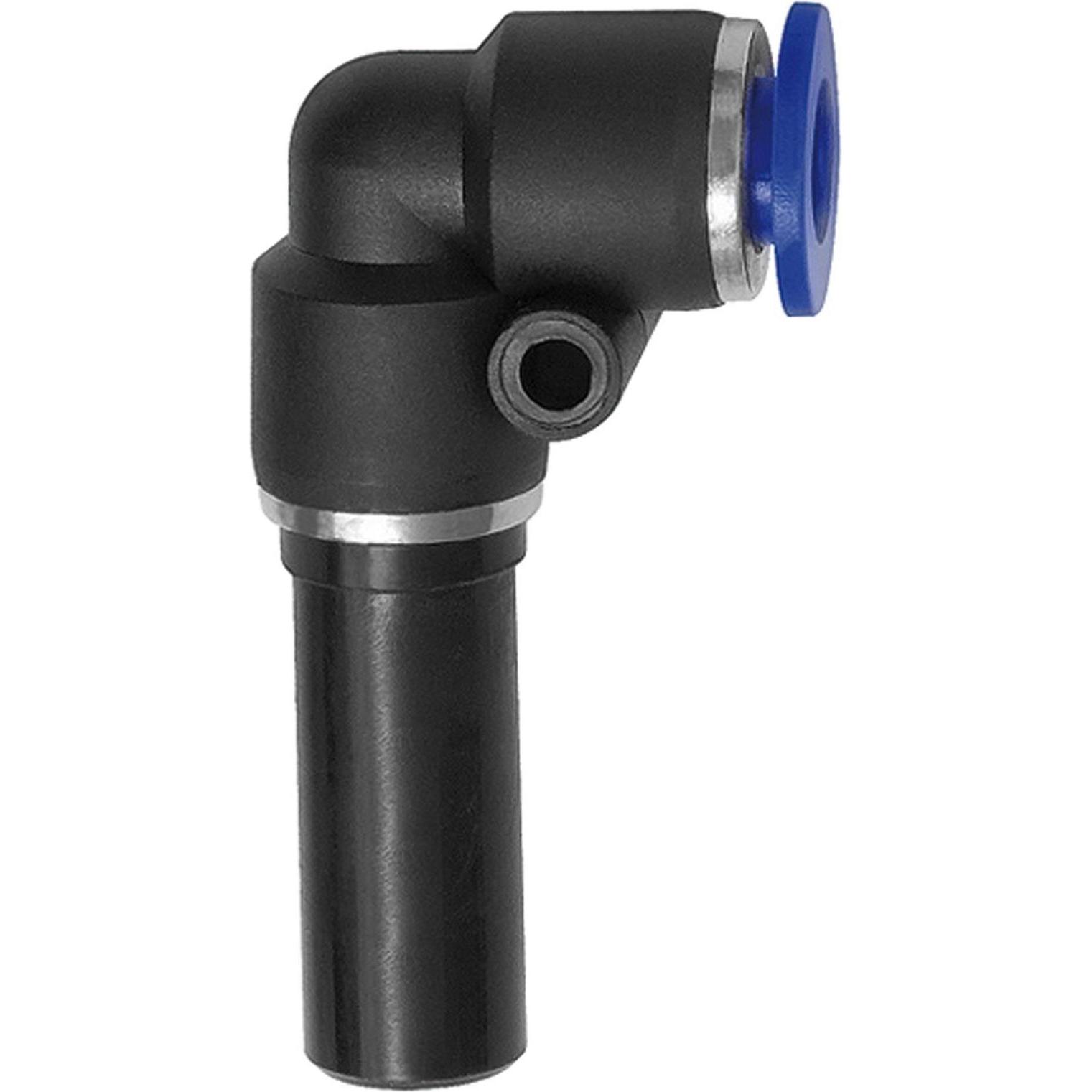 Riegler, Accessori per utensili pneumatici, Connettore a L serie blu, tubo-Ø12nipplo a innesto 12mm