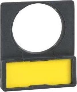 Produktbild Schneider Electric Legendeplatte,Schwarz/rot