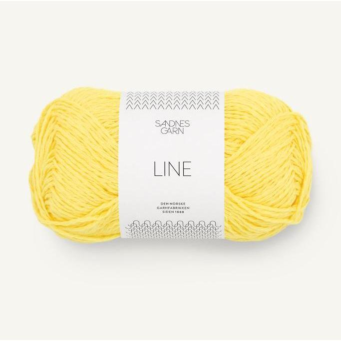 Sandnes Garn col. 9004 lemon ca. 110 m 50 g, Garn + Wolle, Gelb