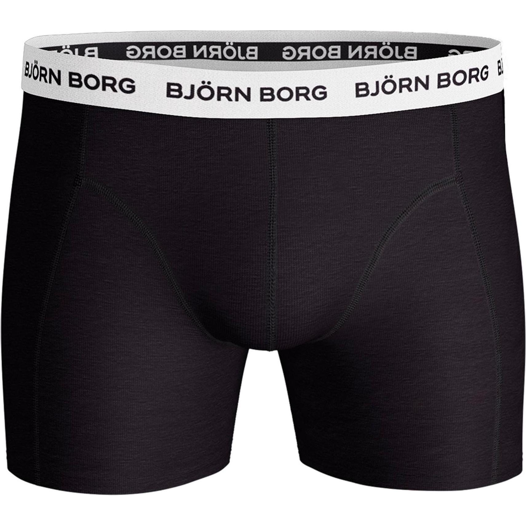 Thumbnail - Björn Borg, Herren, Unterhosen, Cotton Stretch Boxer Trunks 3P, Mehrfarbig, (M, 3er Pack)