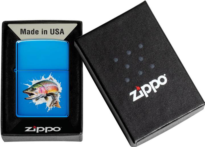 Actual product image Zippo springender Fisch