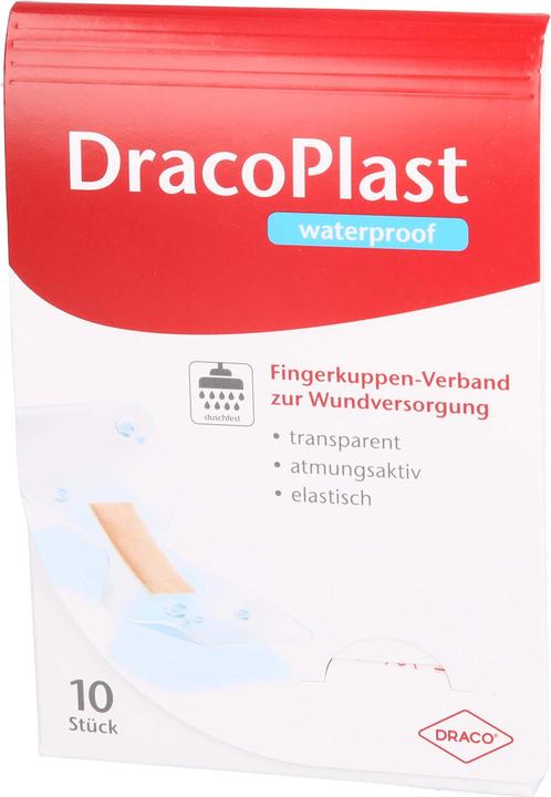 Produktbild Dracco DracoPlast Waterproof Fingerkuppenverband, 10 St. Pflaster (10 x)
