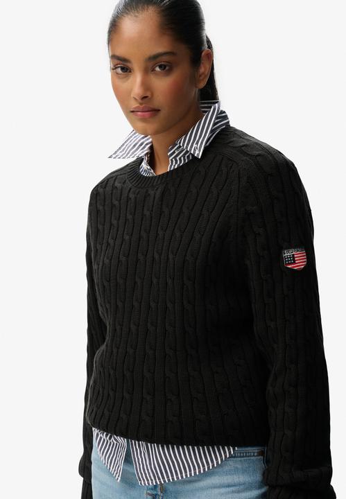 Image du produit Superdry Pull torsadée ample femme (S)