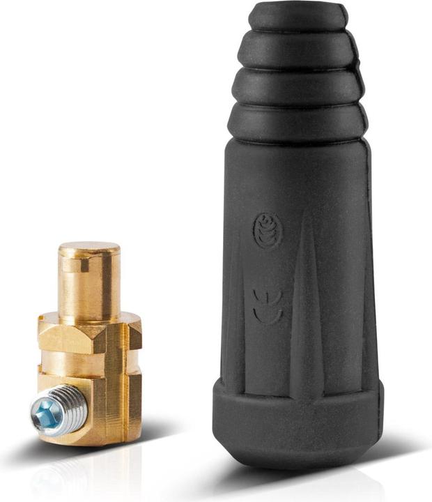 Produktbild Stahlwerk Schweisskabelstecker 2er Set mit 13 mm Dorn Messing bis 300 A