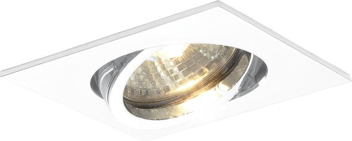Molto Luce Recessed ceiling light Quad H 230 V, max. 50 watts, 82x82 mm, white (GU10)