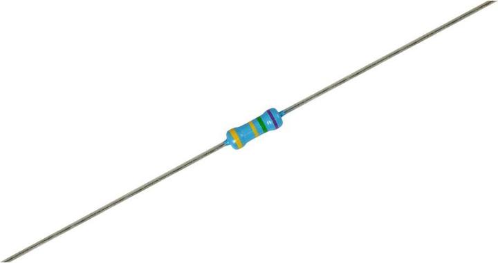 Actual product image Vishay High-ohmic high-voltage metal glaze resistor, wired 250mW 10MOhm 5%