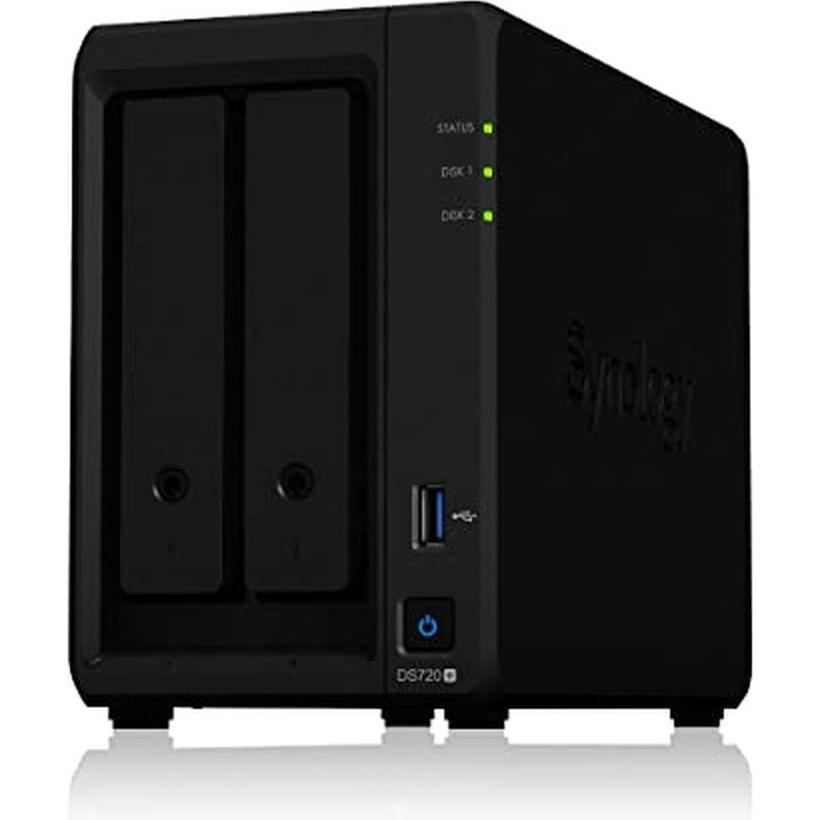 Synology DS720 6GB NAS 4TB (2 x 2TB) WD RED (2 x 2 TB, WD Red), NAS