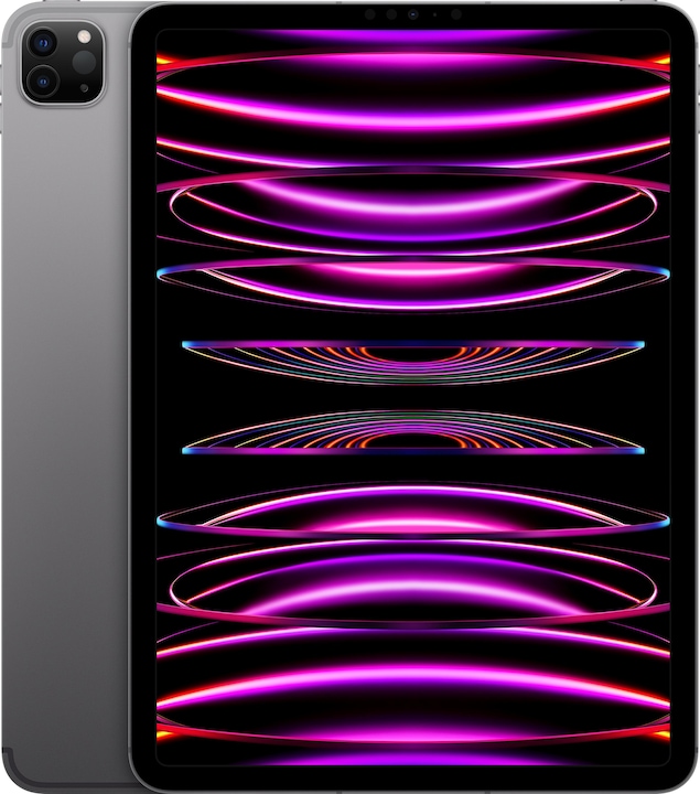 Image du produit Apple iPad Pro 2022 (4. Gen) (5G, 11", 128 Go, Space grey)