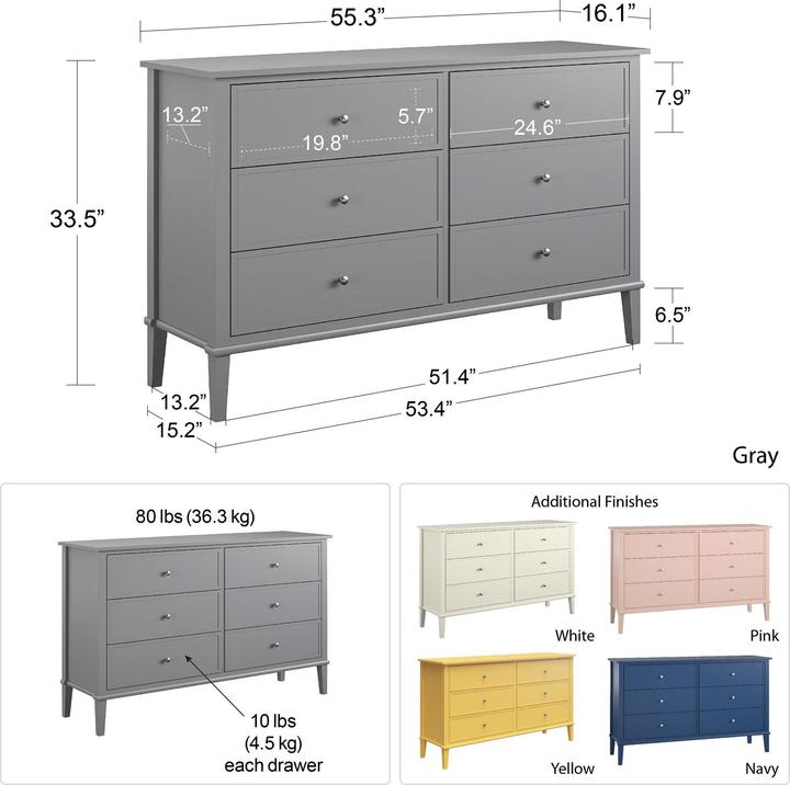 Produktbild Dorel Home Franklin (141 x 41 x 85 cm)
