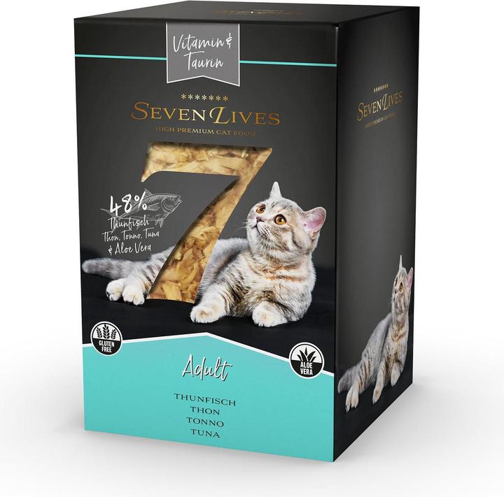 Seven Lives Adult Thunfisch mit Aloe Vera, Taurin in Jelly - Galaxus