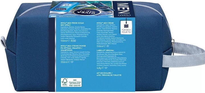 Immagine prodotto Nivea Men Set regalo uomo Traveller (Set per la cura del corpo)