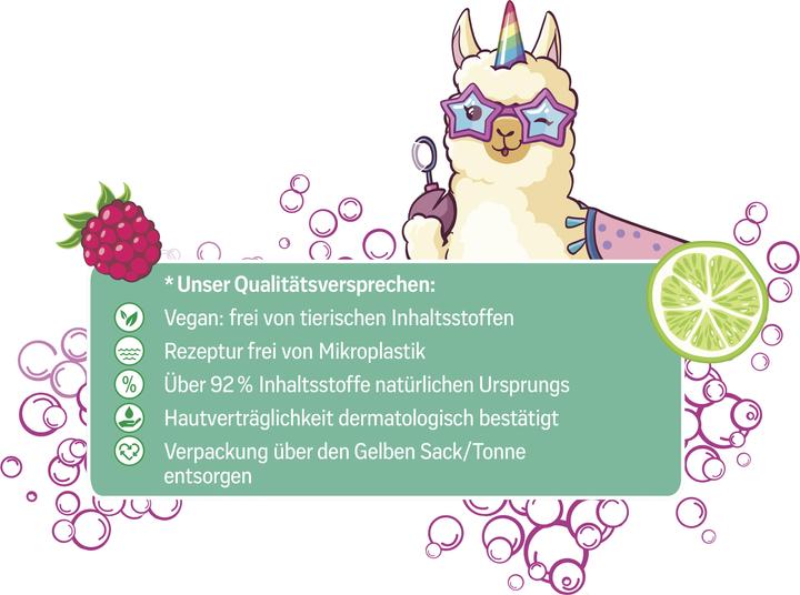 Actual product image Tetesept Lamacorn bubble bath (40 ml, Bubble bath)