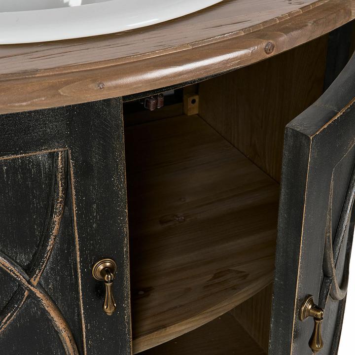 Actual product image Loberon Waschtisch Maison Vertelle antikschwarz/braun