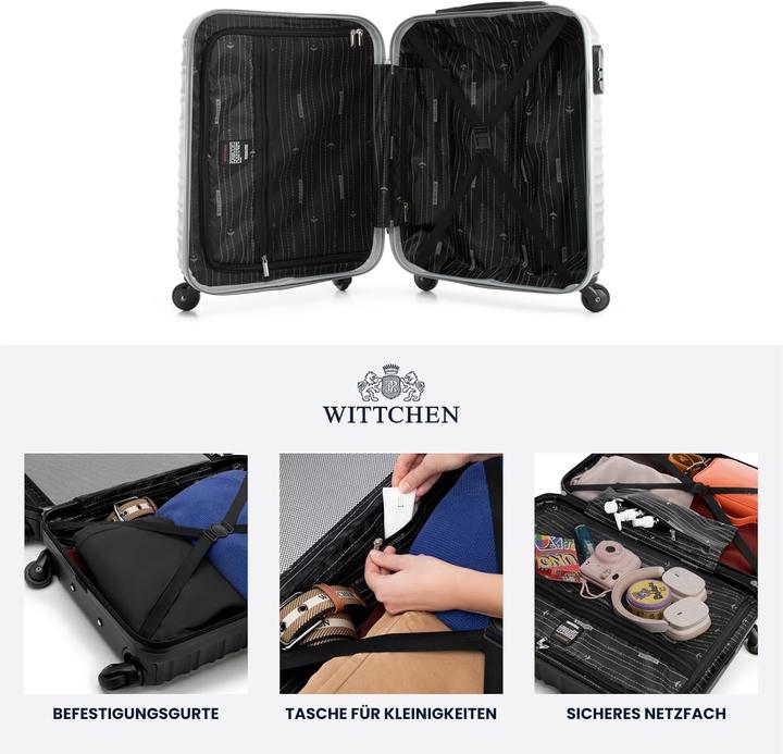 Image du produit Wittchen 4er-Set Hartschalen-Koffer (96 l)