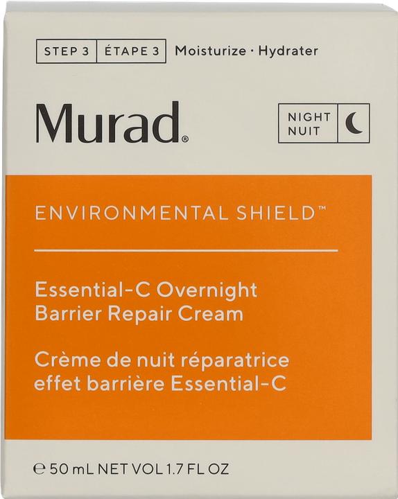Image du produit Murad Essential-C Overnight Barrier Repair Cream Environmental Shield Vitamin C Moisturizer 50ml (50 ml, Crème de nuit)