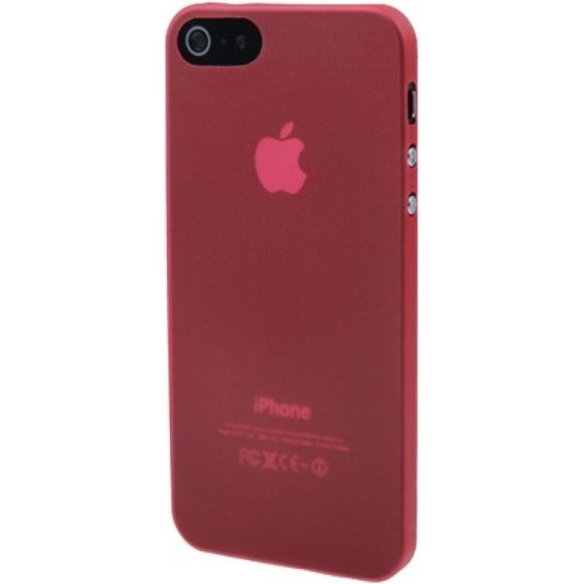 König Design Handy Hülle Schutz Case Cover Schale Bumper Etui für Apple iPhone SE Rot Neu (Apple iPhone SE), Smartphone ...