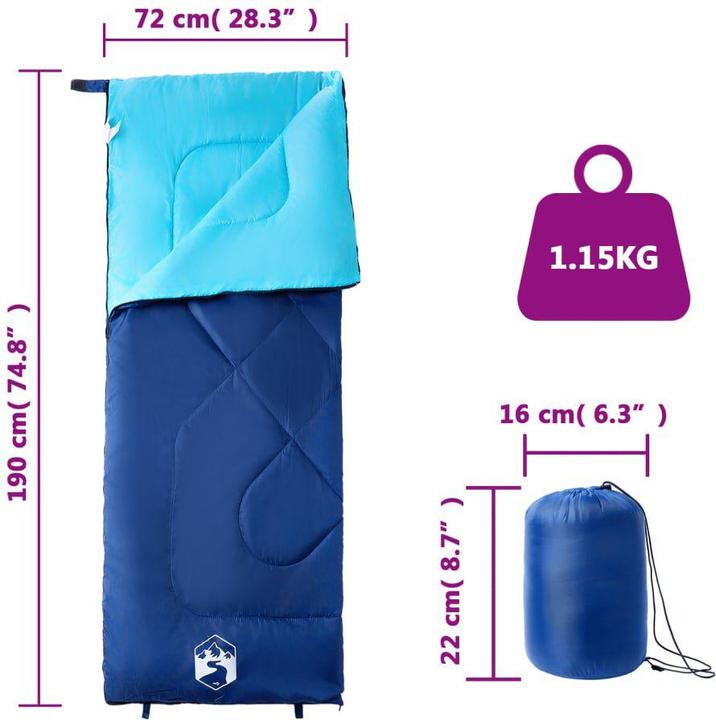 Produktbild vidaXL Schlafsack (190 cm)