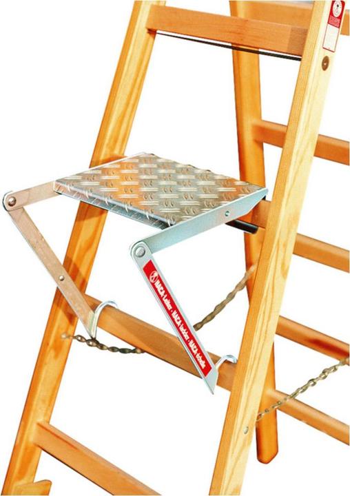 Actual product image Haca Foldable work platform made of aluminium, standing surface approx. 230 x 280 mm (Working platform)