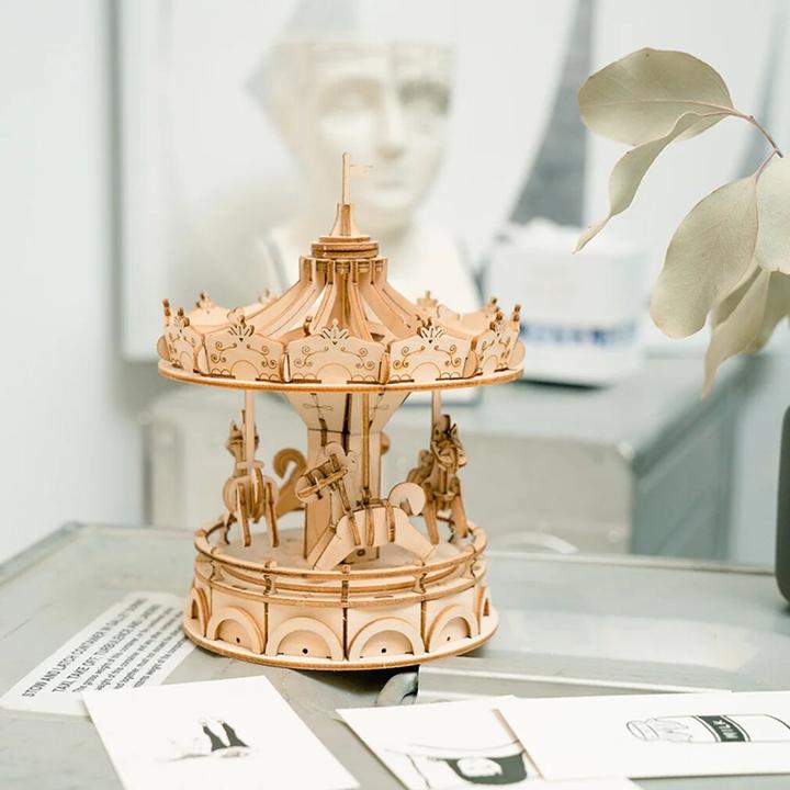 Immagine prodotto Robotime Rolife 3D puzzle giostra in legno 174 pezzi
