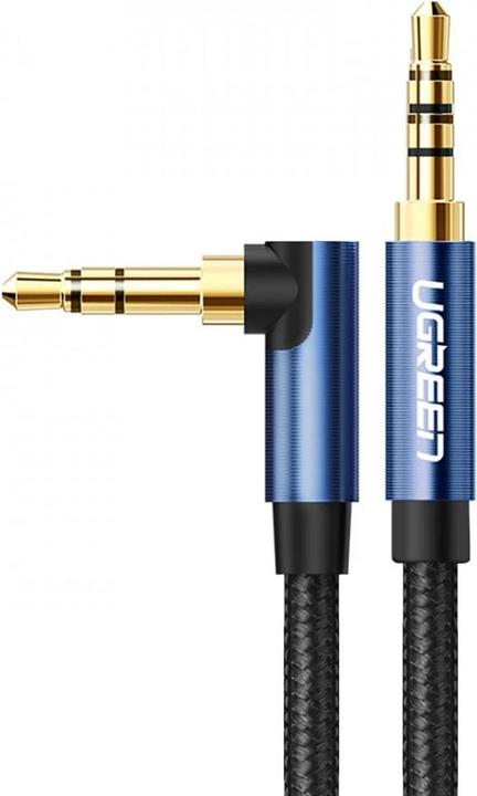 Produktbild Ugreen audio cable 2 x mini jack 3.5mm 0.5m blue (AV112) (0.50 m, 3.5mm Klinke (AUX))