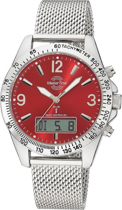 Actual product image Master Time MTGA-10962-82M Herrenuhr Sporty Big Date Chronograph 42mm 5ATM (Chronograph, Sports watch)