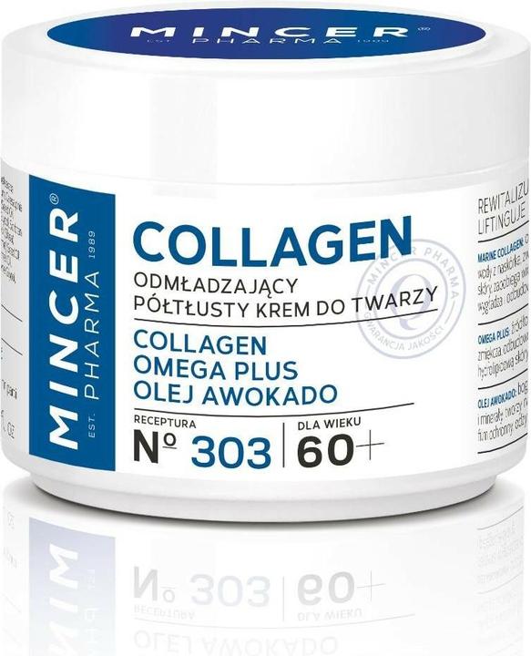 Elfa Mincer Pharma Collagen 60+ Verjüngende Halbfettcreme Nr. 303 50ml (50 ml, Tagescreme)