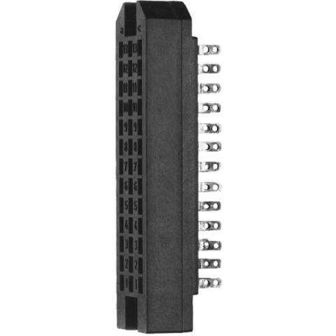 Thumbnail - Telegärtner Federleiste J00042A0907 Gesamtpolzahl 26 Anzahl Reihen 2 1 St., Elektronikkabel + Stecker, Schwarz