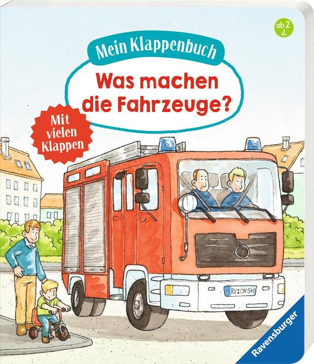 Immagine prodotto Ravensburger Il mio libro con le alette: cosa fanno i veicoli? (Tedesco, Susanne Gernhäuser)