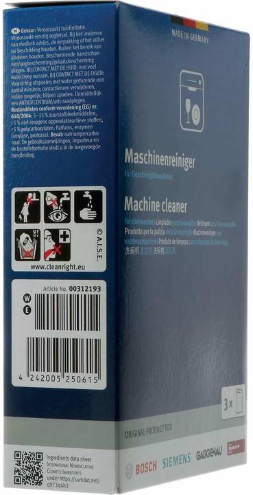 Image du produit Siemens Nettoyant pour lave-vaisselle (Poudre)