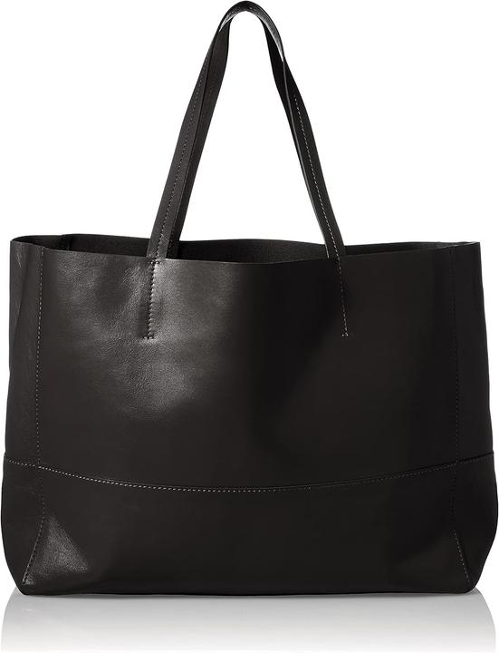 Image du produit s.Oliver Shopper en cuir véritable avec deux poignées fixes