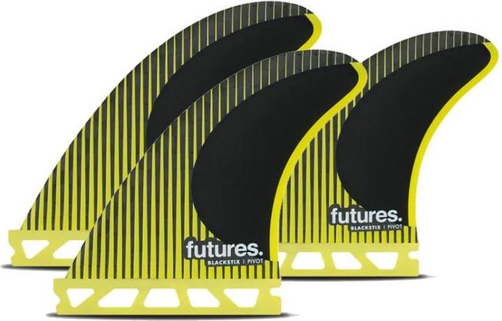 Futures Thruster Fin Set P4 Blackstix Pivot S