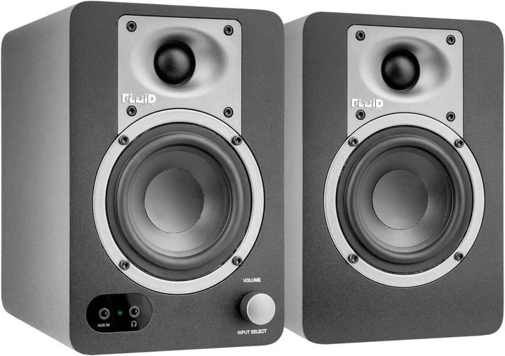 Fluid Audio C35BT - Aktywny 3.5 -calowy dwudrożny monitor referencyjny studyjny z Bluetooth (para) (Aktiv, Paar, 2x 32 W)