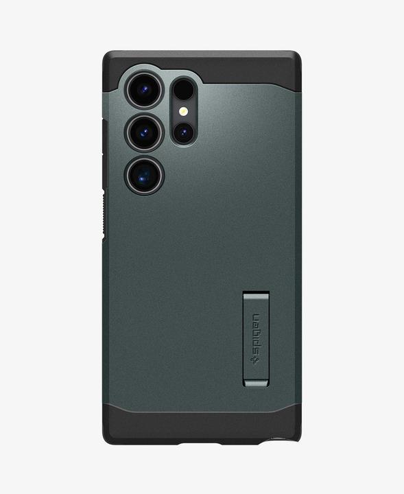 Actual product image Spigen Tough Armor S928 zielony/abyss green ACS07302 (Samsung Galaxy S24 Ultra)