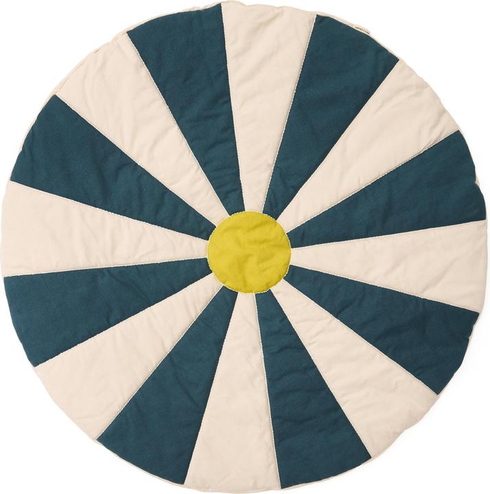 Kids Concept - Play Mat Circus - Teal - 112x112x2 cm