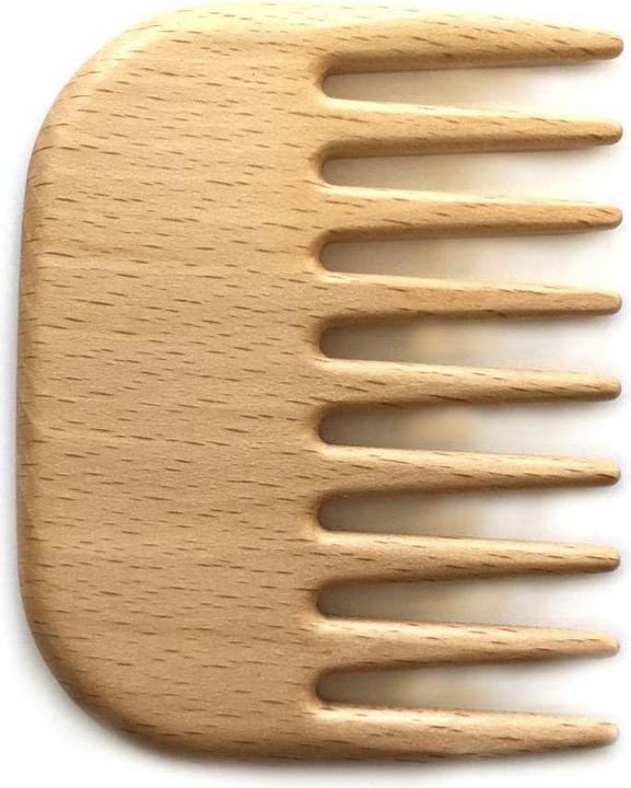 Image du produit Herba Peigne à poches Afro, bois de hêtre, certifié FSC