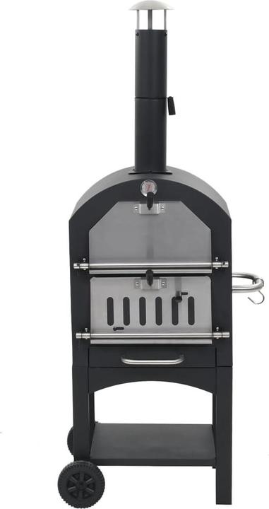 Actual product image vidaXL Pizzaofen mit Schamottstein (Pizza oven wood)