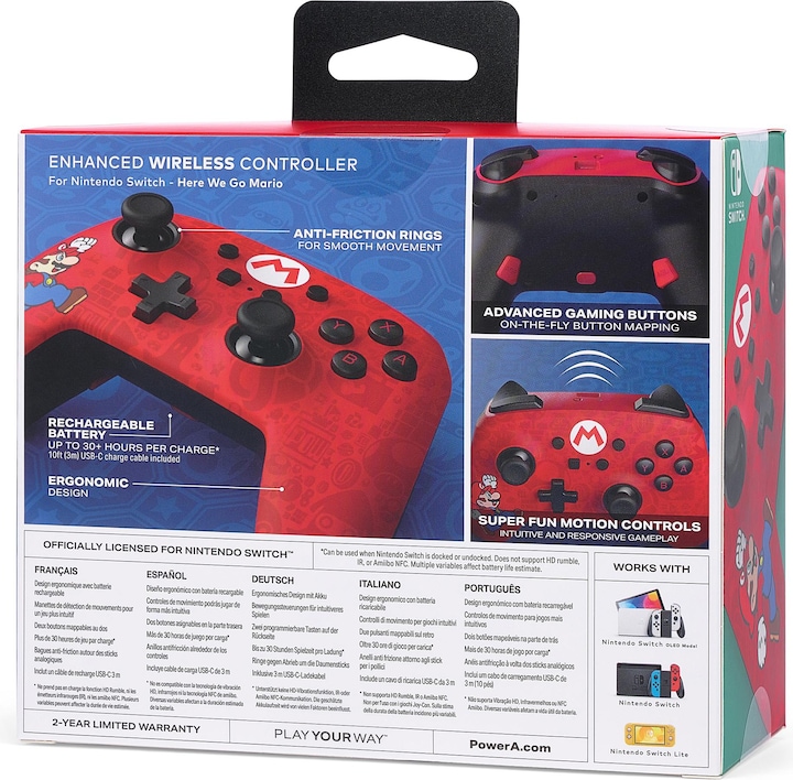 Produktbild PowerA Here we go Mario (Switch)